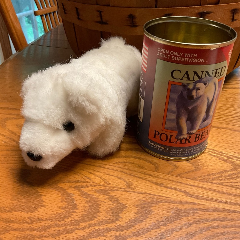 Canned Critters Vintage Canned Polar Bear